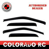 TRADIESCHOICE Weathershields for Holden Colorado 2008-2011 | Window Door Visors for Style and Protection